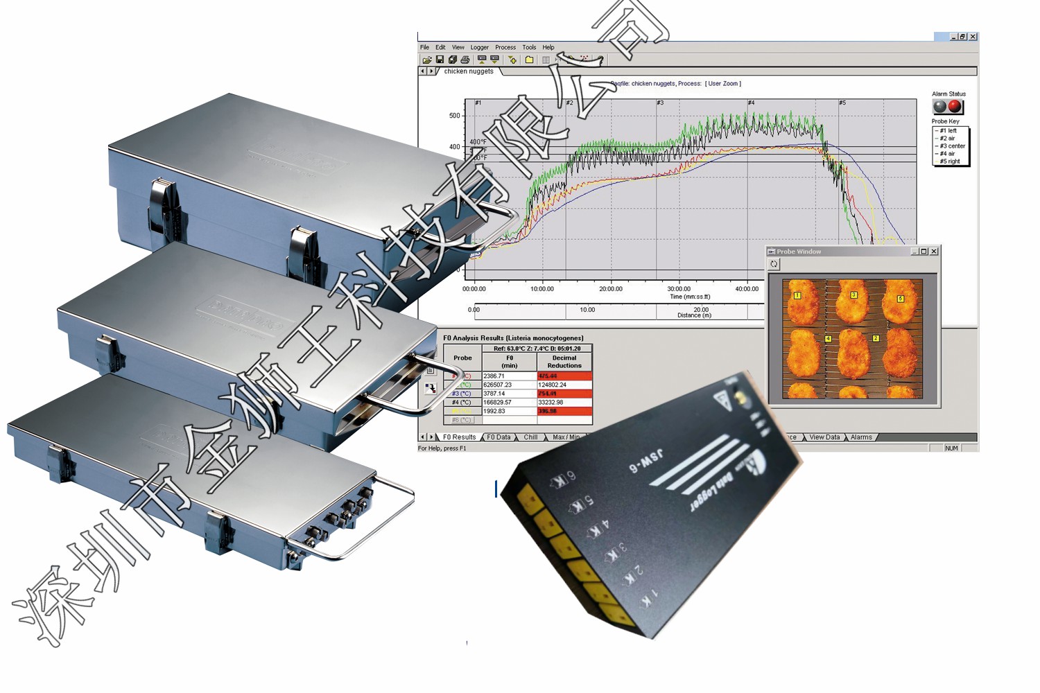 食品烘培炉温跟踪仪JSW-6通道